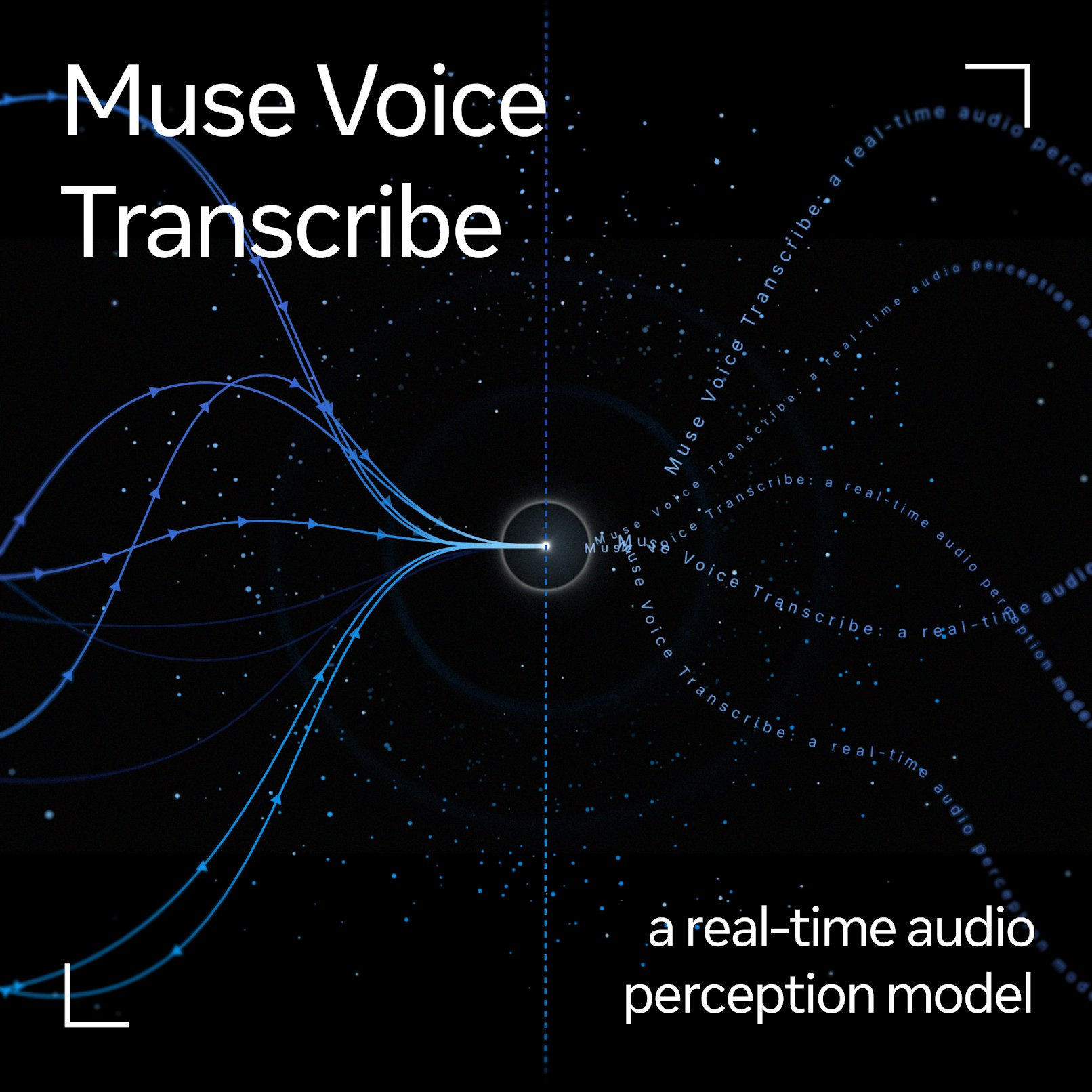 Meta、リアルタイム音声認識モデル「Muse Voice Transcribe」を発表