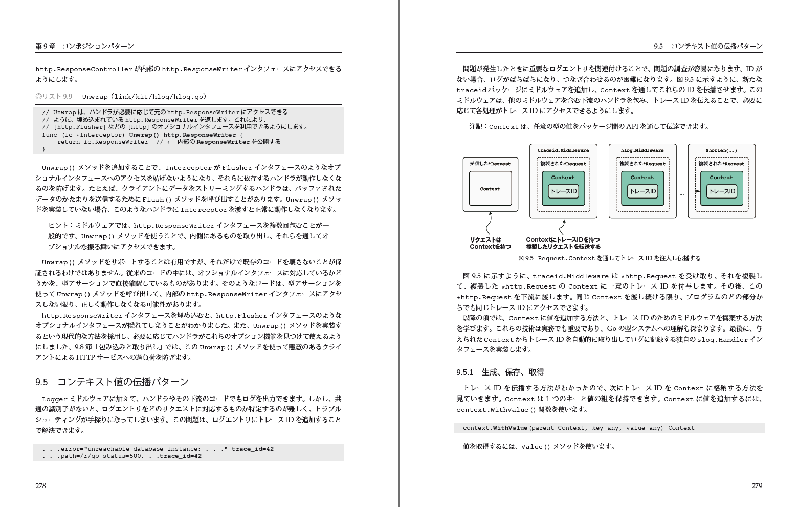 コマンドツールの構築や並行処理などの現実的なサンプルを用い丁寧に解説
