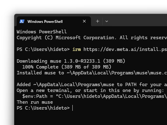 インストールは簡単。「PowerShell」でインストールスクリプトを実行するだけだ