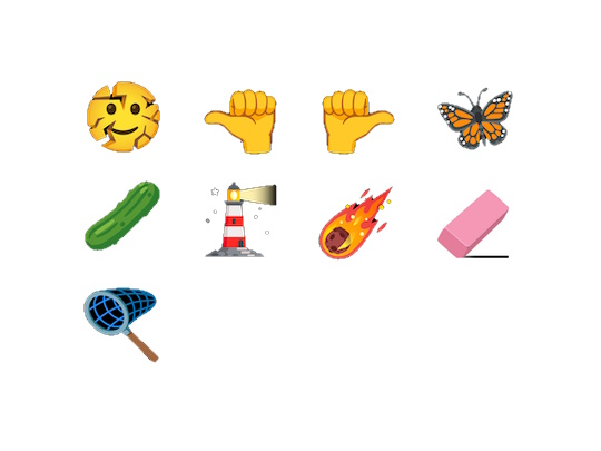新しい絵文字のサンプル