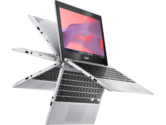 コンバーチブル型ノートPCの例（<a href="https://forest.watch.impress.co.jp/docs/serial/goodbuy/1493786.html" class="n" target="_blank">ASUS Flip CX1 CX1102FKA-MK0056</a>、Chromebook）