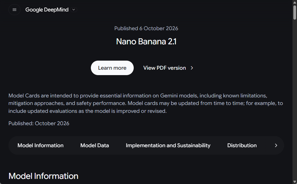 Googleが「Nano Banana 2.1」を公開