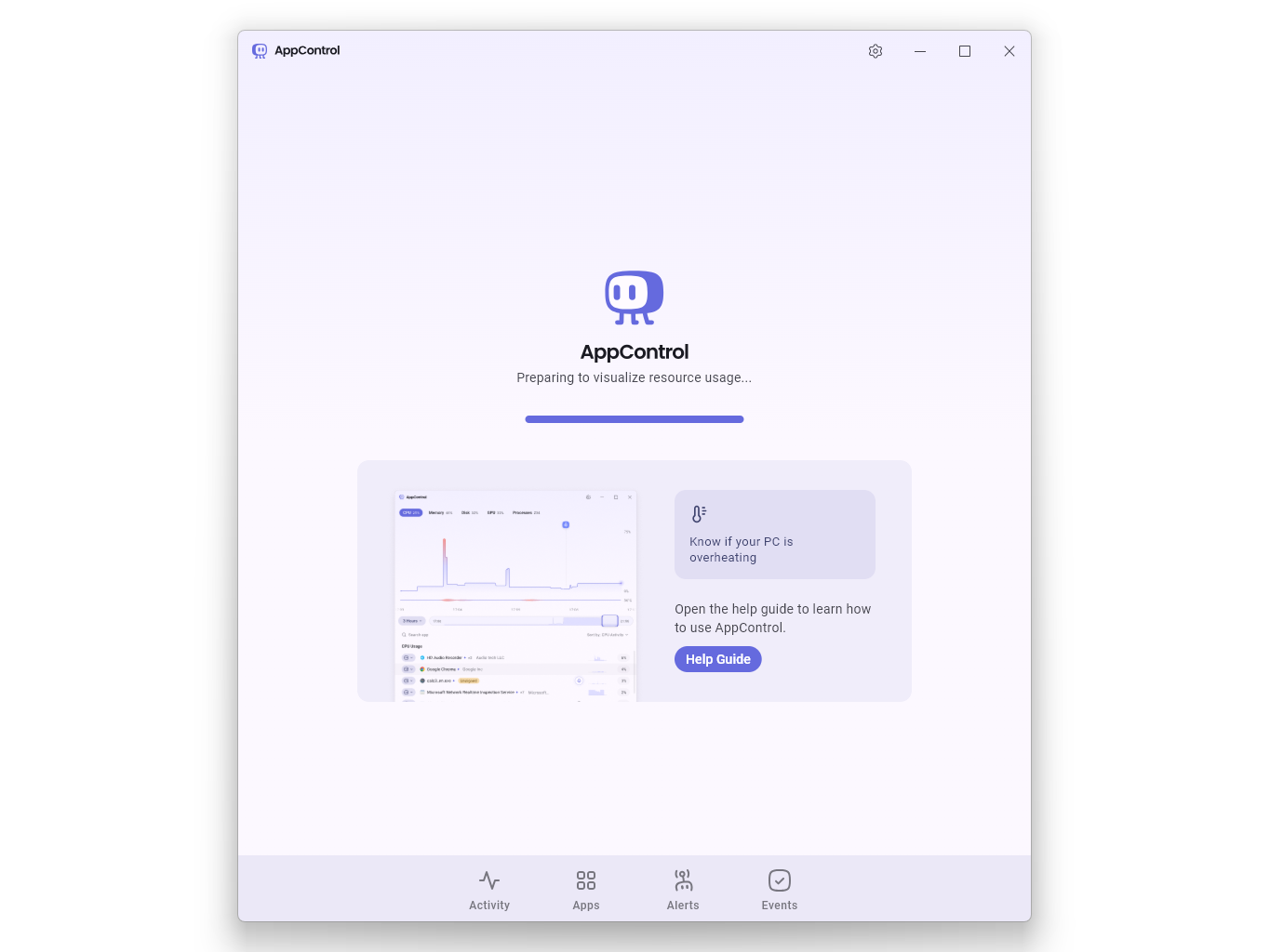 「AppControl」v1.4.0.415