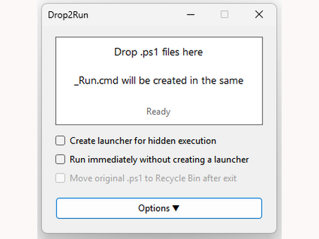 「Drop2Run」
