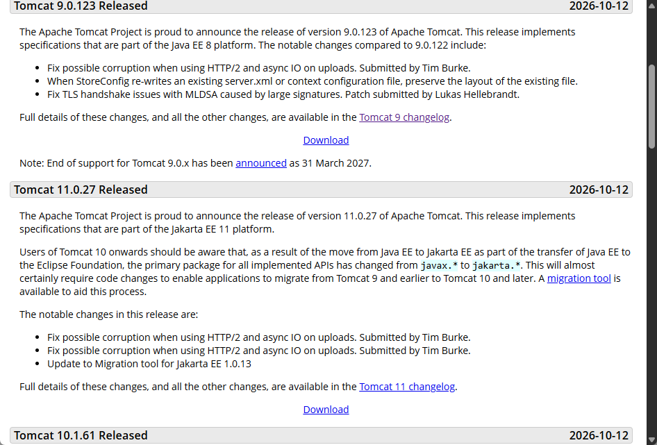 「Apache Tomcat」に最大深刻度“CRITICAL”の脆弱性