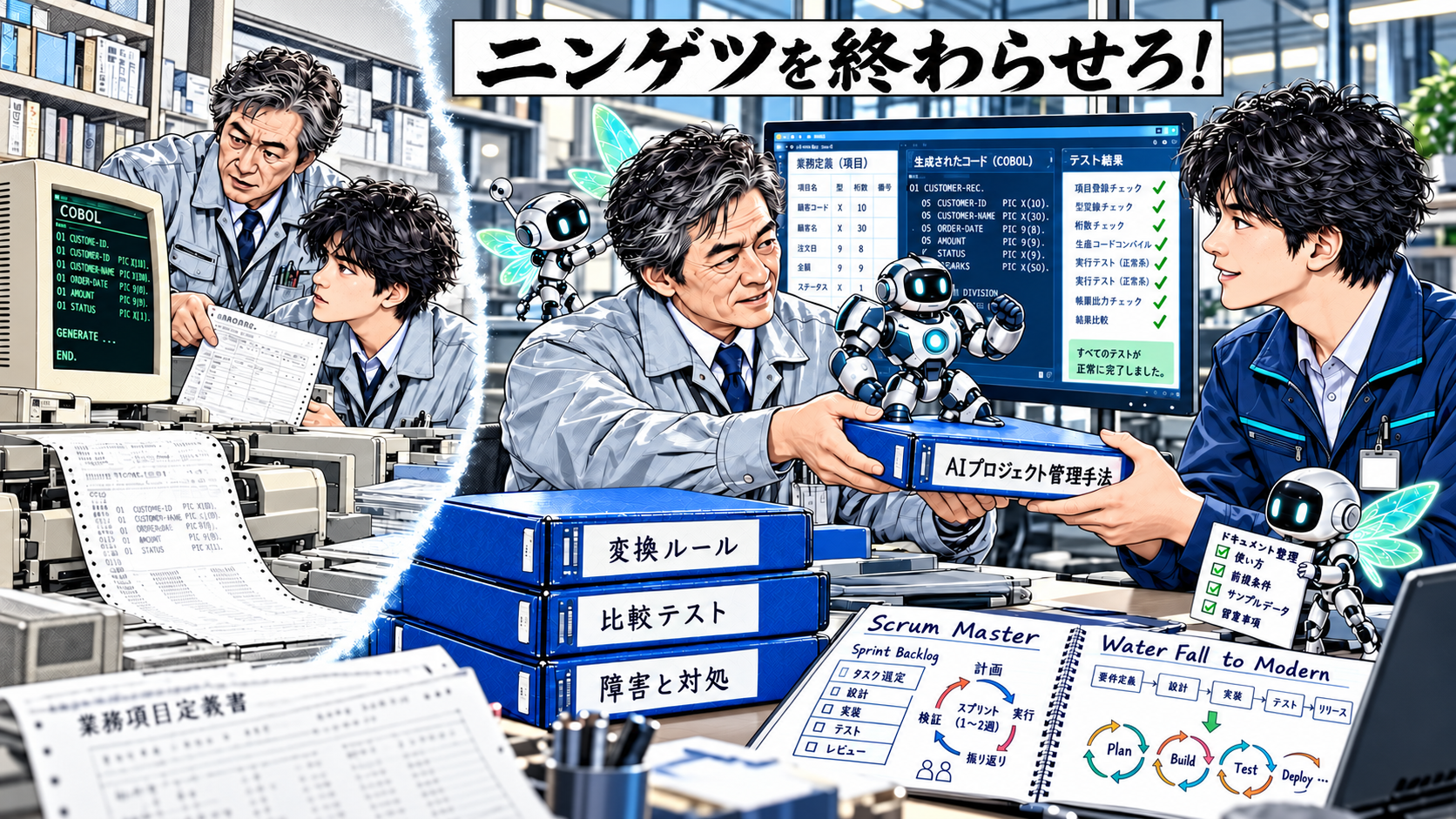 あなたたちが守っていたのは、COBOLという言語ではなく、明日の朝も工場が動くという約束だったのですね