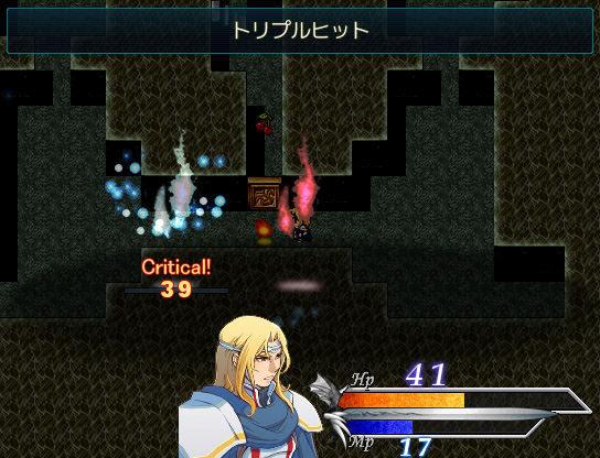 HPが減少し、ピンチになると大技が炸裂することも