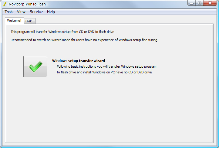 「WinToFlash」v0.4.0008 beta