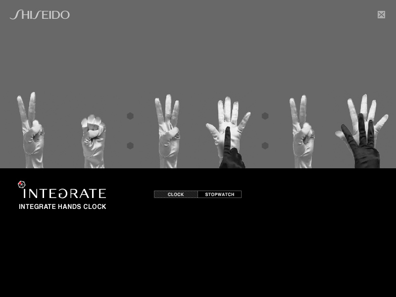「INTEGRATE HANDS CLOCK」