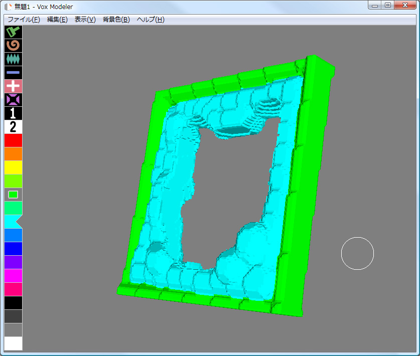 “レイヤー”機能を使えば、2つの作業状態を切り替えながら作品を制作できる