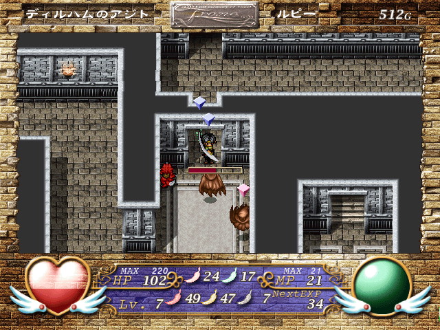 ゲームの基本は剣と魔法で攻撃するアクションRPG