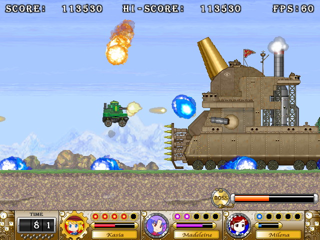 大型のボスも登場とやり応えはバツグン。完成が楽しみだ