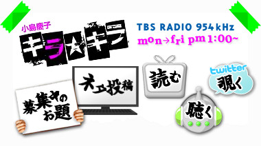 “小島慶子 キラ☆キラ”のガジェット