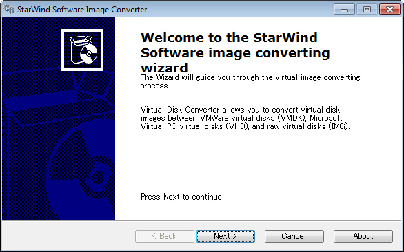 「StarWind (V2V) Converter」v2.0