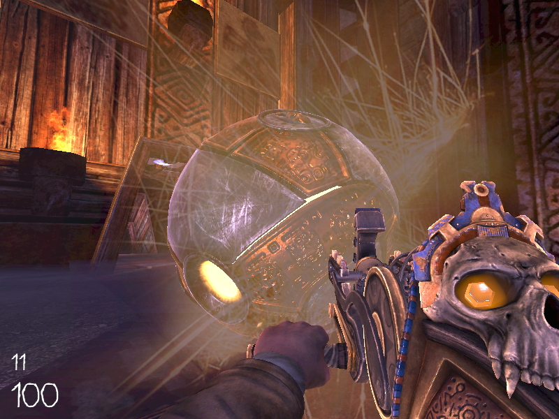 ボールをビリヤードのように飛ばして仕掛けを解いていく