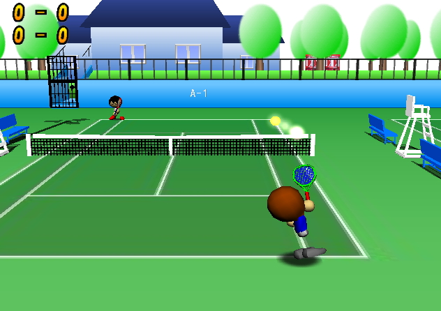 サーブはコースを狙わなければ簡単に入る