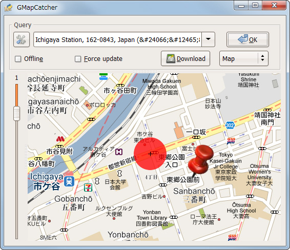 「GMapCatcher」v0.6.3.0