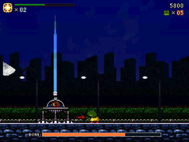 ステージの最後には高い耐久力と攻撃力をもつボスが待ち構えている