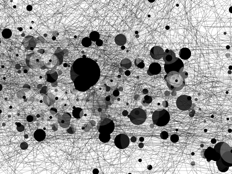 作成した抽象画をトリミングしたサンプル