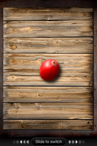 「AIWI free」の「Cranergy Ball」専用コントローラー画面