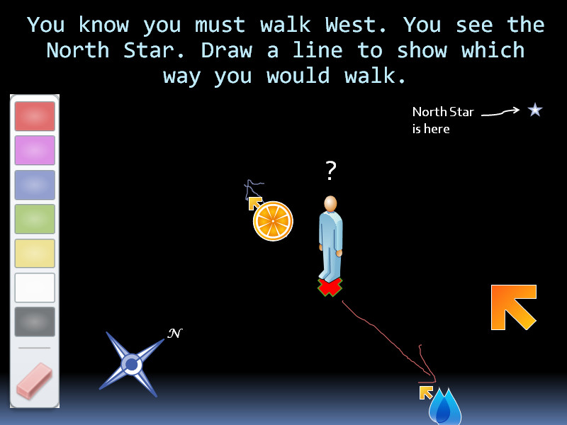 複数人で線を描くスライド