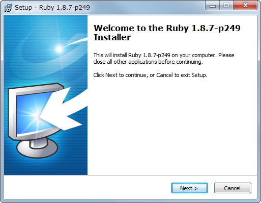 「RubyInstaller」Final