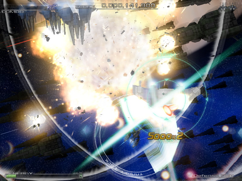 ド派手な演出が楽しい縦スクロールシューティング