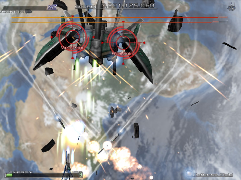 ステージの最後には大型のボスが待ち構える