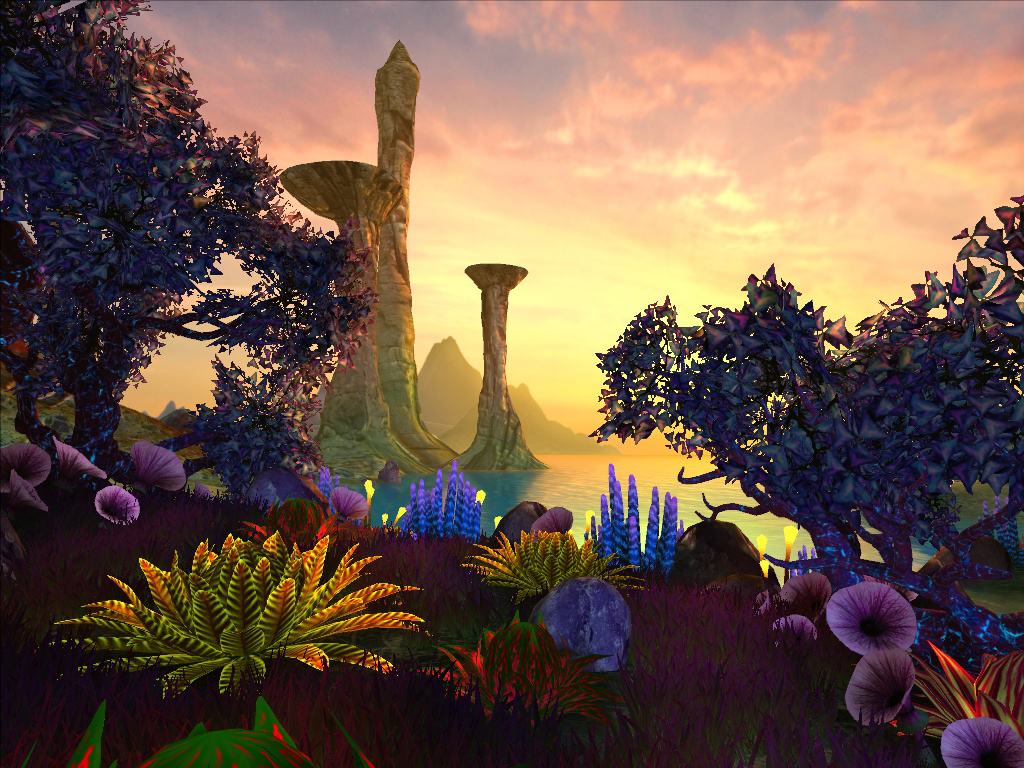 「Faraway Planet 3D Screensaver」v1.0