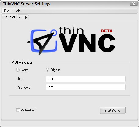 「ThinVNC」v0.9.0.10