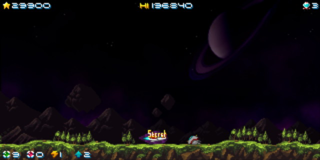 隠しアイテムを取ると“Secret”と表示。全6種類あるので探してみよう