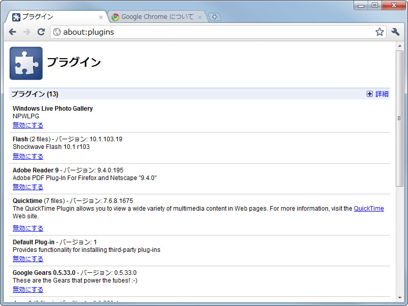 「Google Chrome」v7.0.517.44