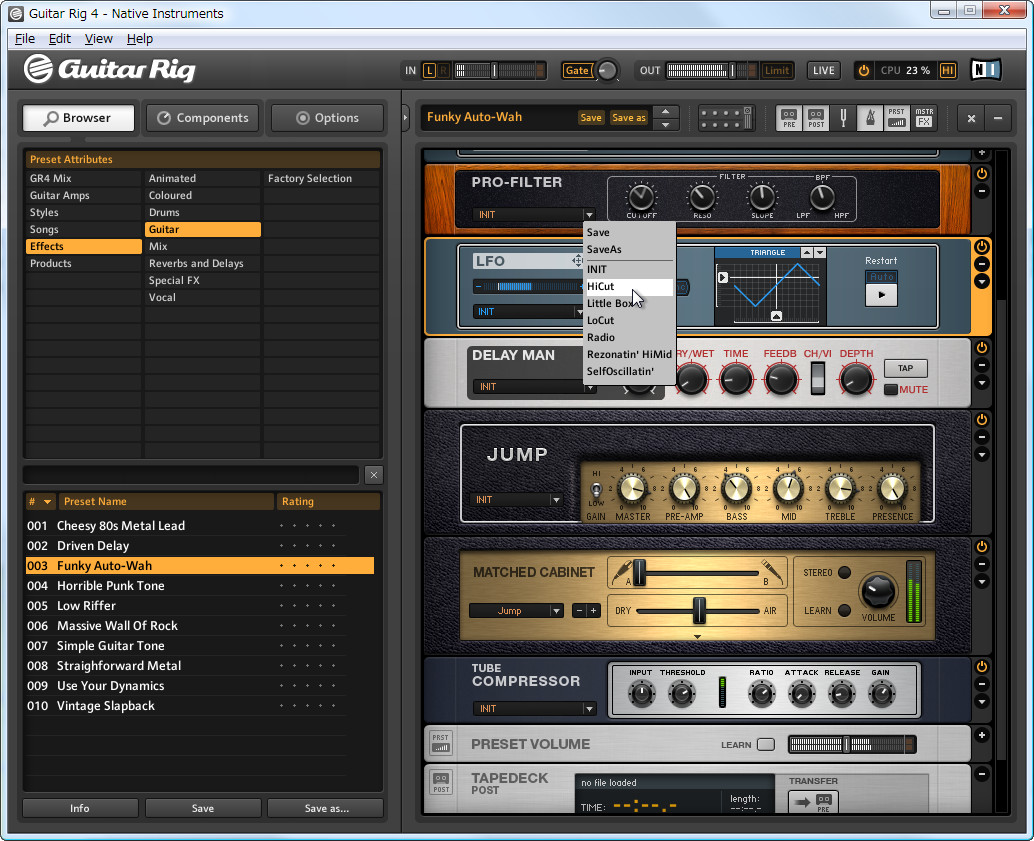 「GUITAR RIG 4 PLAYER」