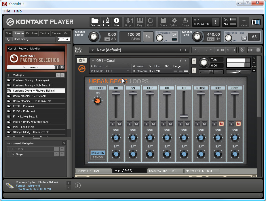 「KONTAKT 4 PLAYER」