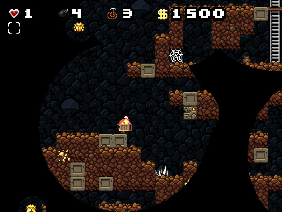 たいまつのある場所しか見えなくなる暗闇のステージが登場することも