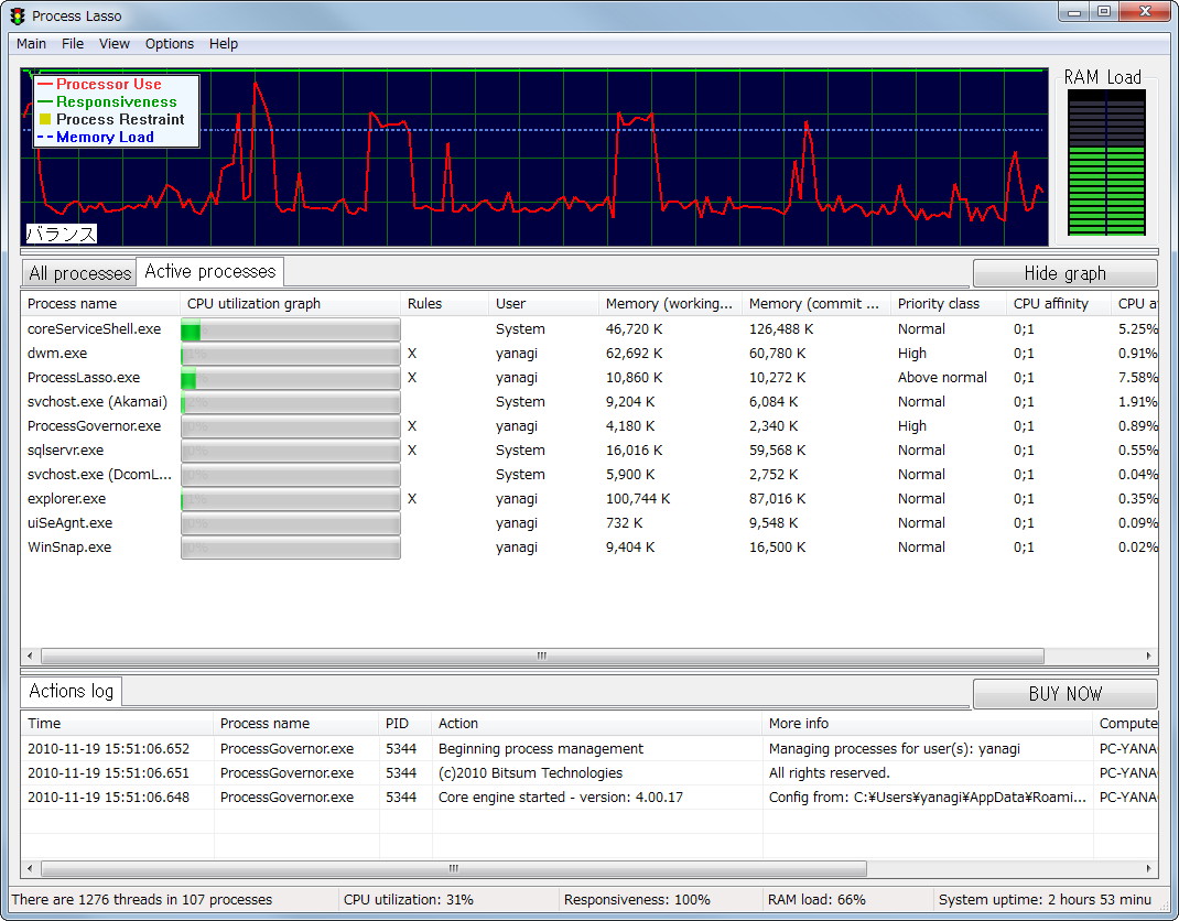 「Process Lasso」v4.00.18