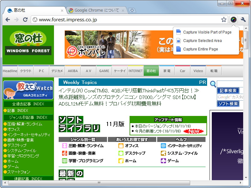 「Awesome Screenshot: キャプチャーと注釈」v2.4.6