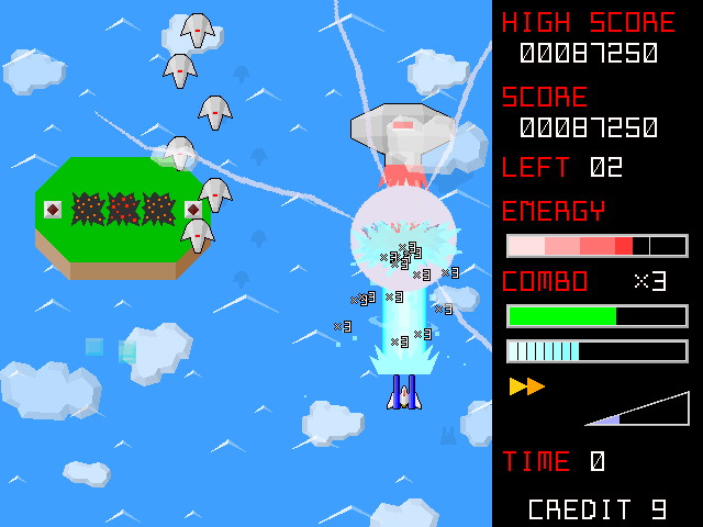 威力の高いレーザーは敵のレーザーを押し返せるほど強力だ