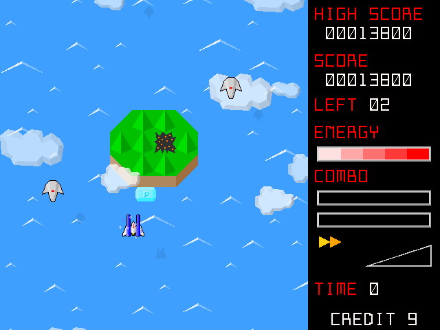 最大5段階までショットが強化されるパワーアップアイテムは逃さず取りたい
