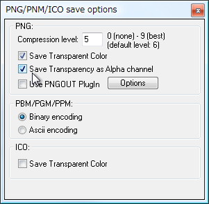 PNG画像の透明度情報をアルファチャンネルとして保存