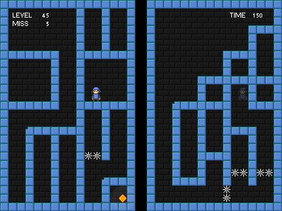 テレポートを駆使して“光石”の入手を目指すアクションパズルゲーム