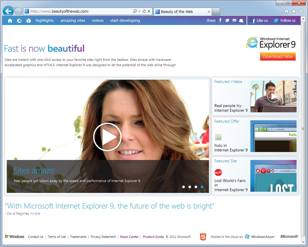 「Internet Explorer 9」