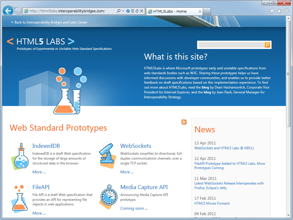 “HTML5 Lab”