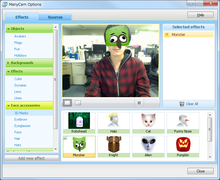「ManyCam」v2.6.55