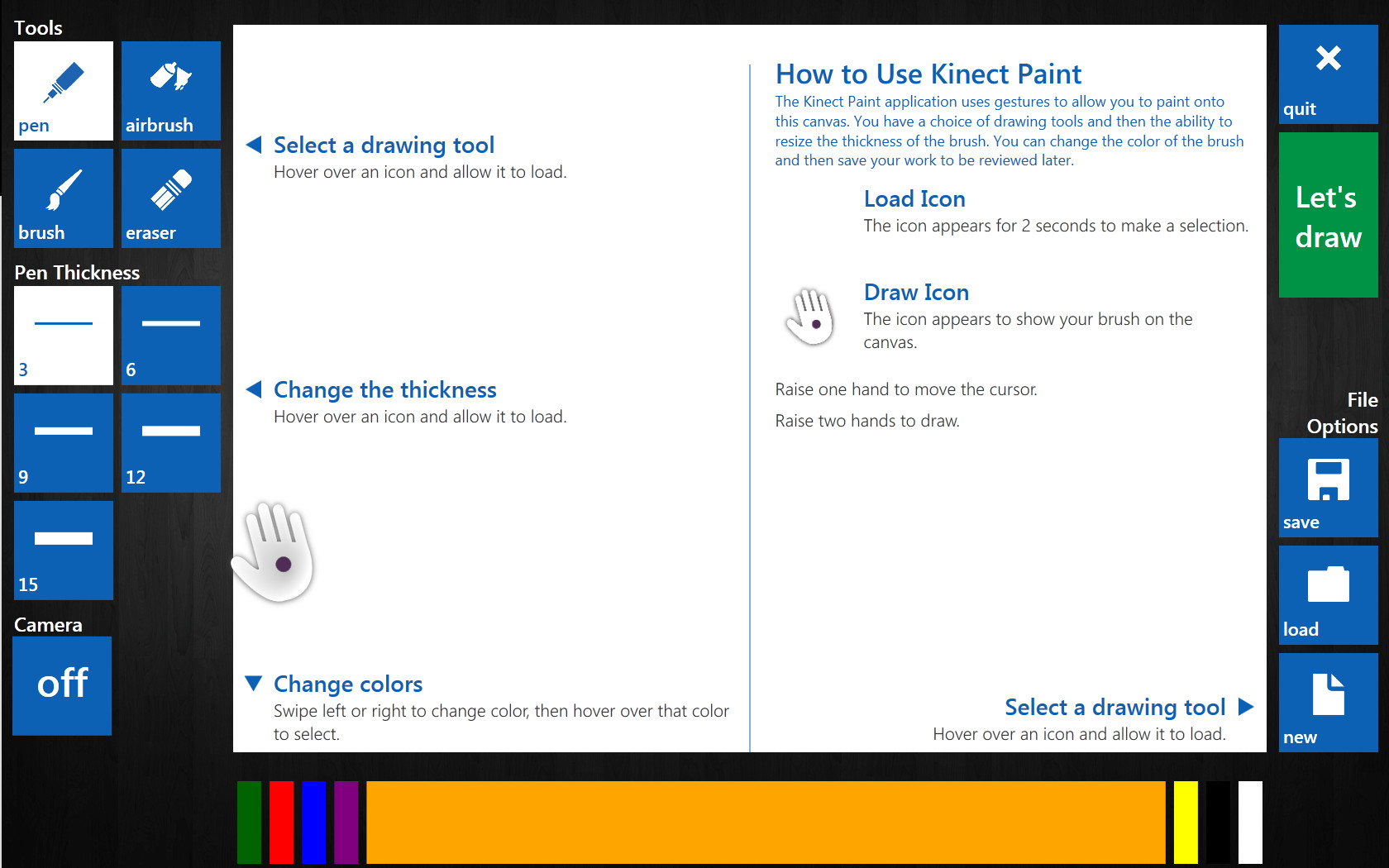 「Kinect Paint」v1.0