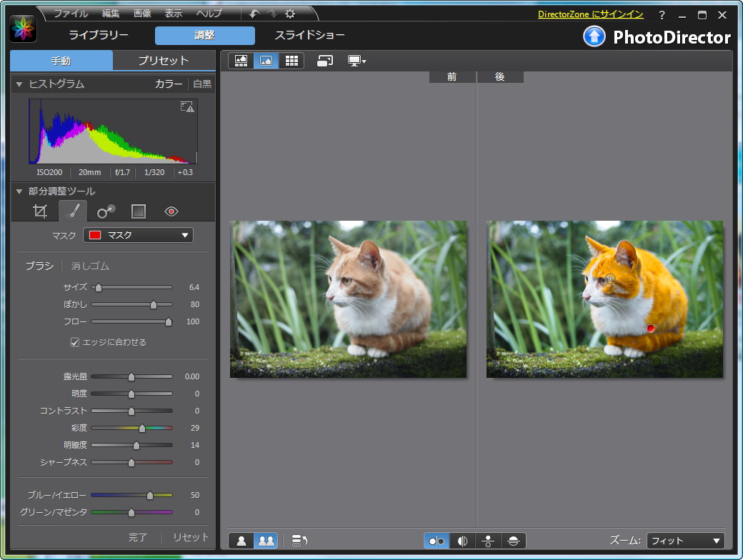 「PhotoDirector 2011」体験版