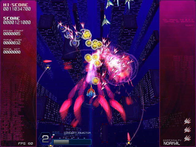 Blitz Lesterのロックショットは攻撃範囲が狭いなど、機体ごとに特性が大きく異なる