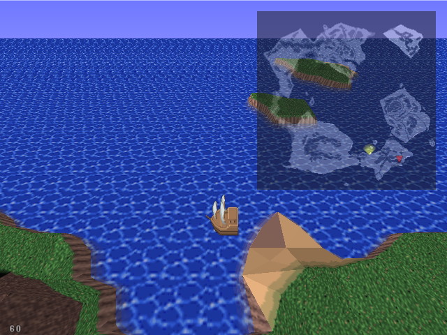 船が手に入ると行動範囲が一気に広がる。世界を隅々まで探検するのも面白い