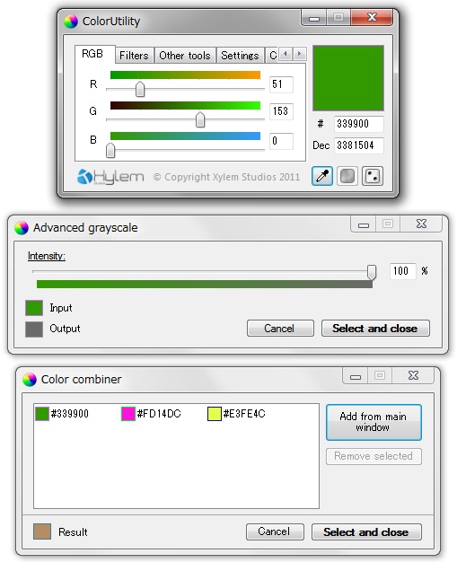 「ColorUtility」v1.60