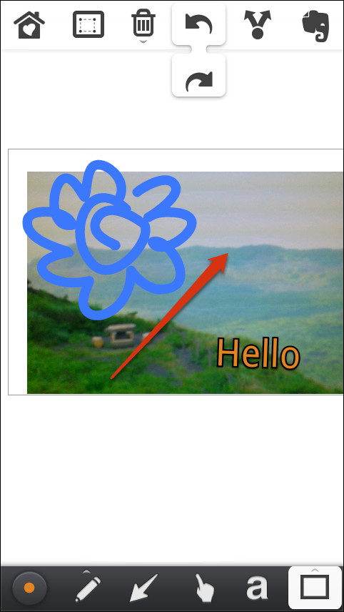 操作を1つ前に戻したり、挿入した文字や記号などを全消去することが可能